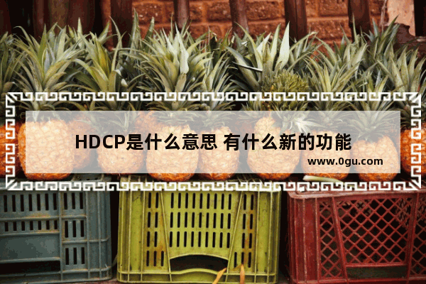 HDCP是什么意思 有什么新的功能