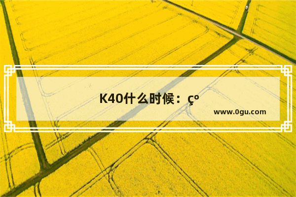 K40什么时候：红米k40什么时候停售