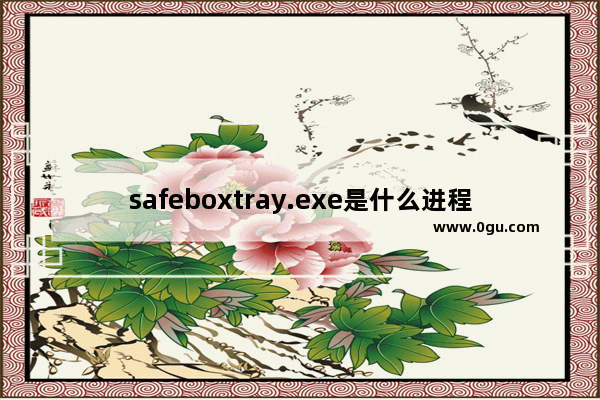 safeboxtray.exe是什么进程