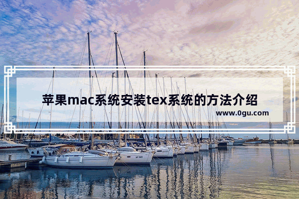 苹果mac系统安装tex系统的方法介绍