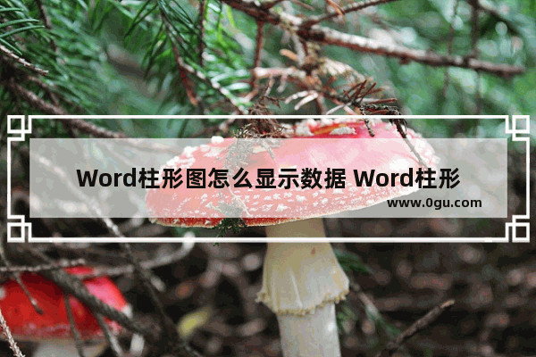 Word柱形图怎么显示数据 Word柱形图显示数据的方法