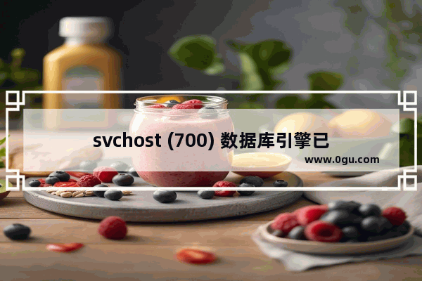 svchost (700) 数据库引擎已停止的原因分析