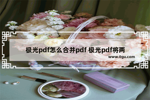 极光pdf怎么合并pdf 极光pdf将两个pdf合成一个的方法