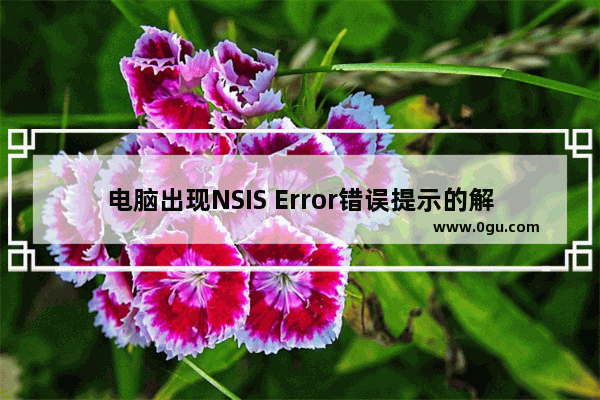 电脑出现NSIS Error错误提示的解决方法