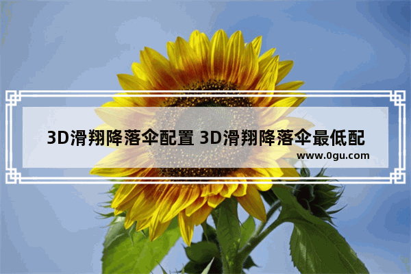 3D滑翔降落伞配置 3D滑翔降落伞最低配置及要求