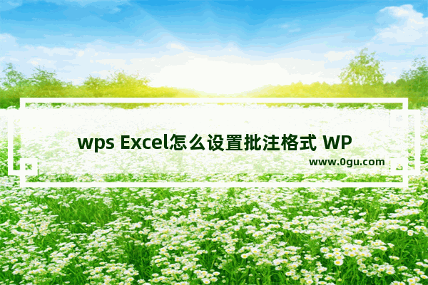 wps Excel怎么设置批注格式 WPS Excel修改批注格式的方法