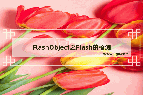 FlashObject之Flash的检测和嵌入Javascript脚本