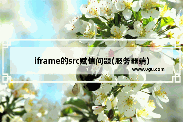 iframe的src赋值问题(服务器端)