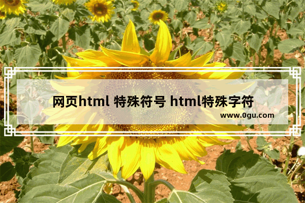 网页html 特殊符号 html特殊字符对照表