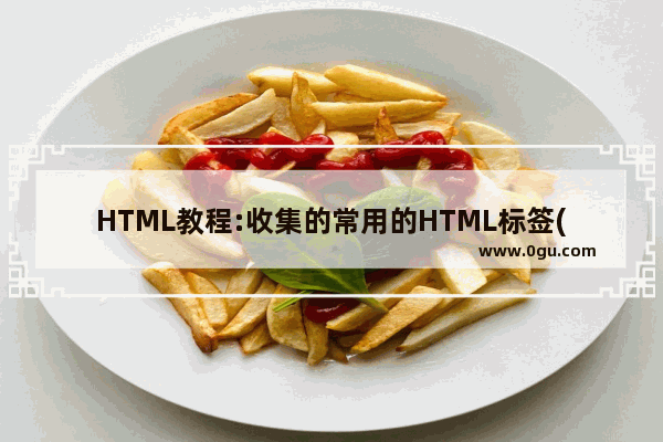 HTML教程:收集的常用的HTML标签(6)