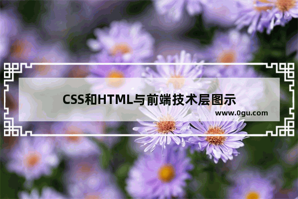 CSS和HTML与前端技术层图示