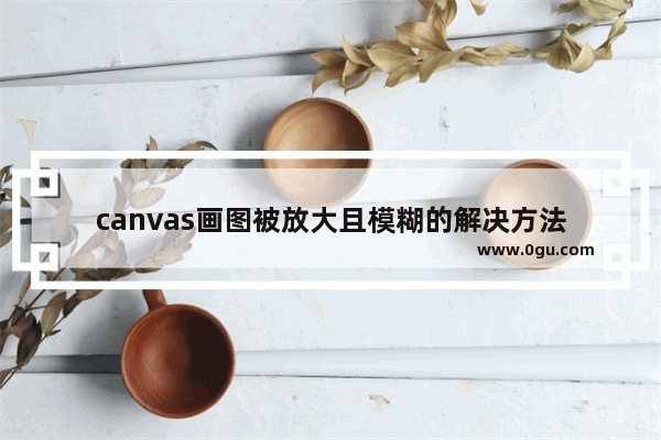 canvas画图被放大且模糊的解决方法