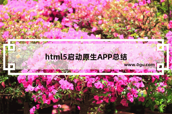 html5启动原生APP总结