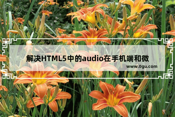 解决HTML5中的audio在手机端和微信端的不能自动播放问题