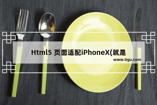 Html5 页面适配iPhoneX(就是那么简单)