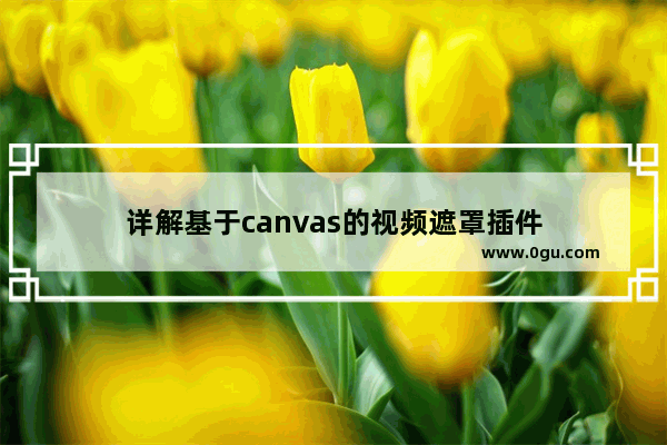 详解基于canvas的视频遮罩插件