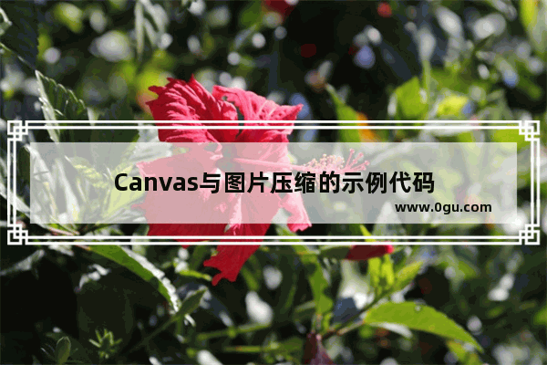 Canvas与图片压缩的示例代码