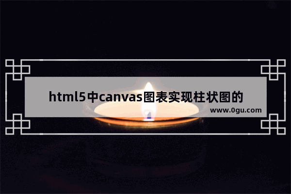 html5中canvas图表实现柱状图的示例