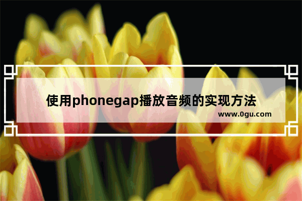 使用phonegap播放音频的实现方法