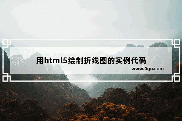 用html5绘制折线图的实例代码