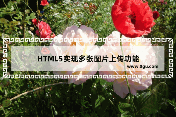 HTML5实现多张图片上传功能