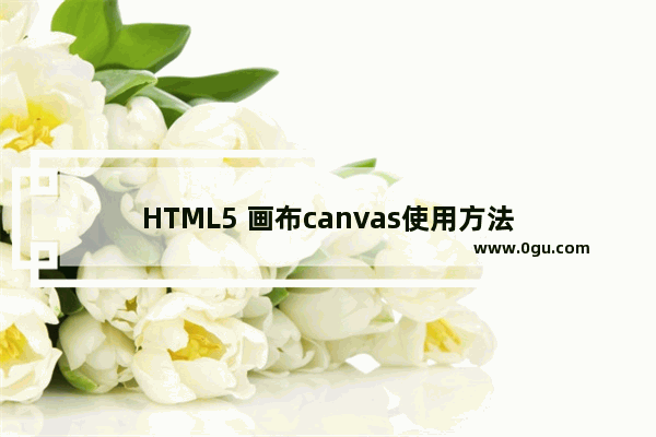 HTML5 画布canvas使用方法