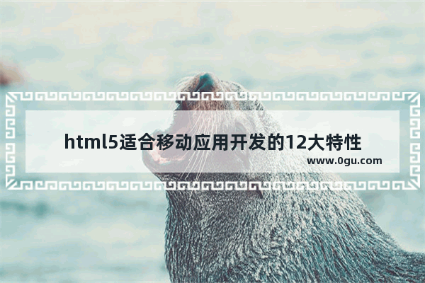 html5适合移动应用开发的12大特性