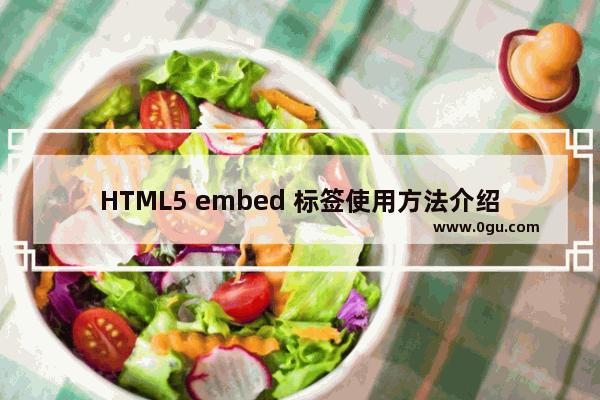 HTML5 embed 标签使用方法介绍