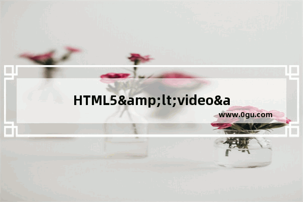 HTML5&lt;video&gt;使用DOM进行自定义控制示例代码