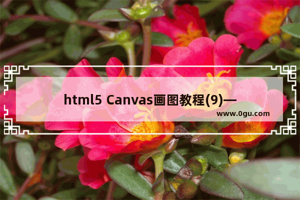 html5 Canvas画图教程(9)—canvas中画出矩形和圆形