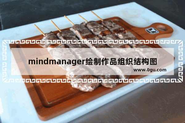 mindmanager绘制作品组织结构图的操作教程