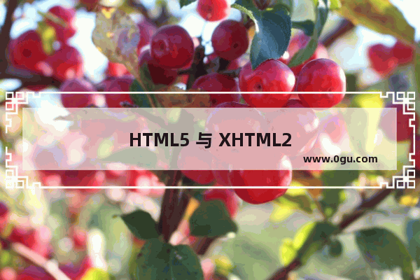 HTML5 与 XHTML2