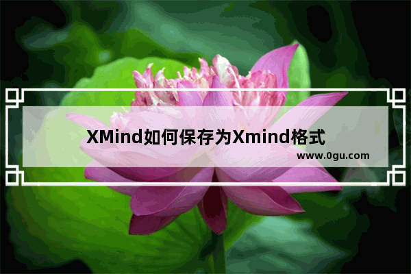 XMind如何保存为Xmind格式