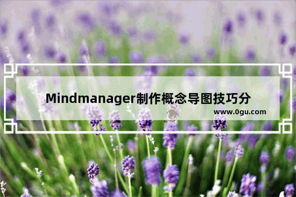 Mindmanager制作概念导图技巧分享