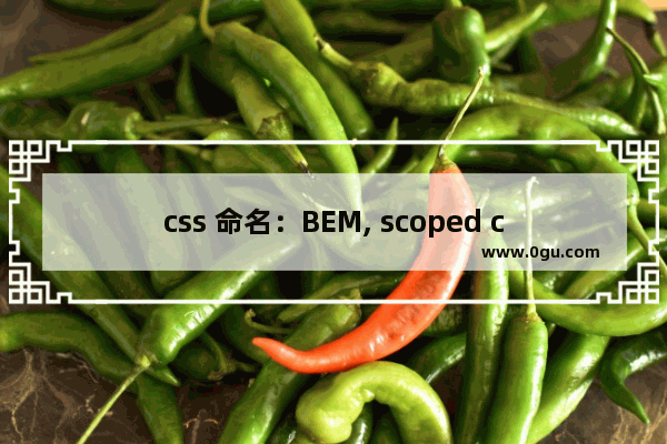 css 命名：BEM, scoped css, css modules 与 css in js详解