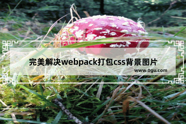 完美解决webpack打包css背景图片路径问题