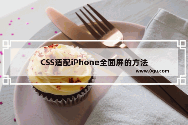 CSS适配iPhone全面屏的方法