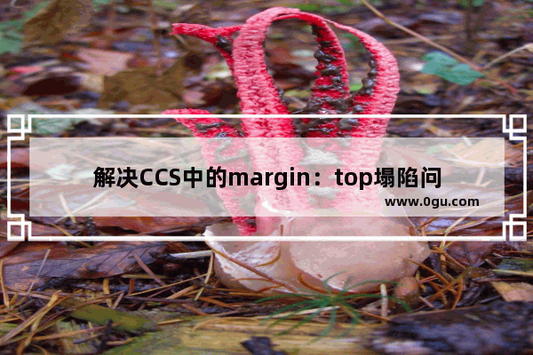 解决CCS中的margin：top塌陷问题