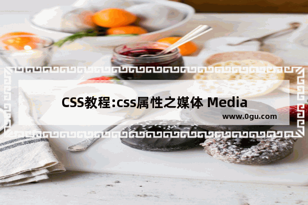 CSS教程:css属性之媒体 Media类型