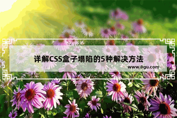 详解CSS盒子塌陷的5种解决方法