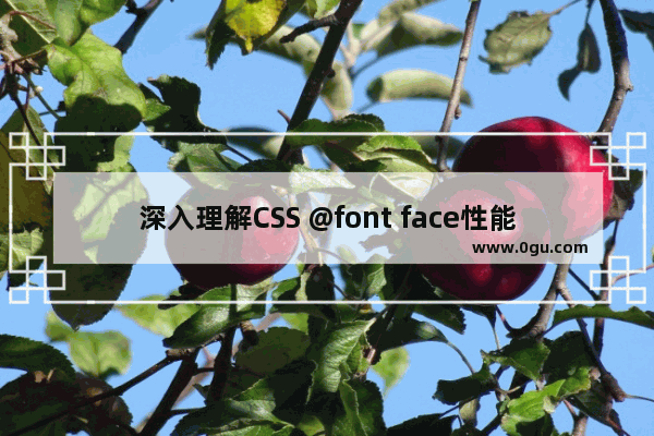 深入理解CSS @font face性能优化