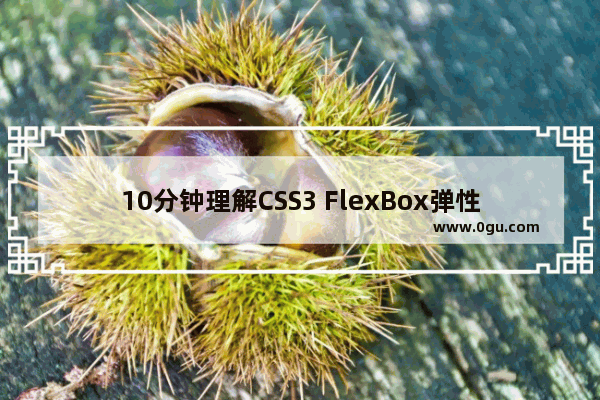 10分钟理解CSS3 FlexBox弹性布局