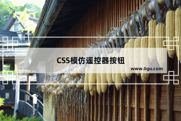 CSS模仿遥控器按钮