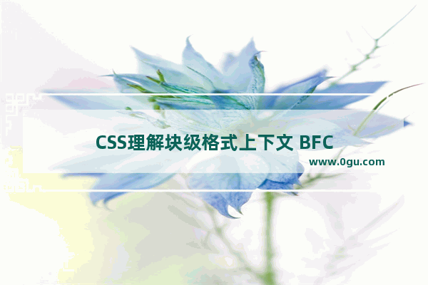 CSS理解块级格式上下文 BFC