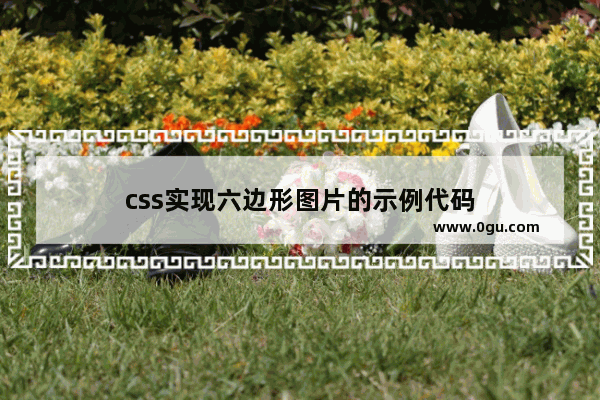 css实现六边形图片的示例代码