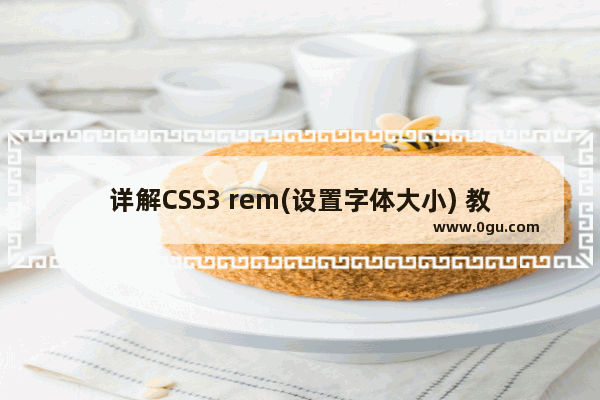 详解CSS3 rem(设置字体大小) 教程