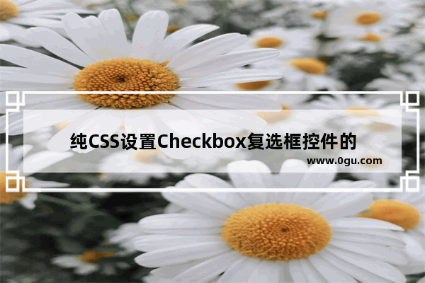 纯CSS设置Checkbox复选框控件的样式(五种方法)