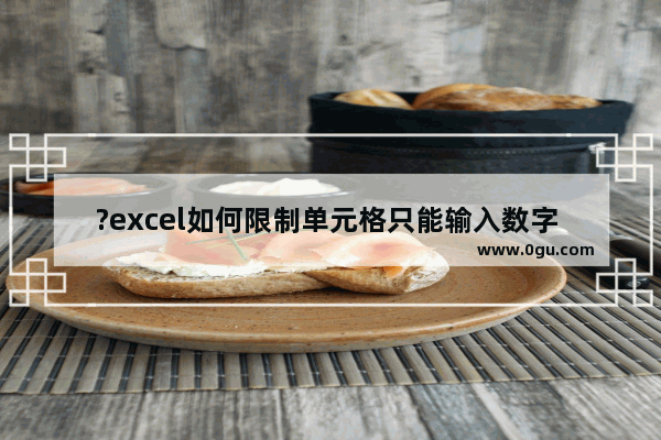 ?excel如何限制单元格只能输入数字 excel限制单元格只能输入数字的方法