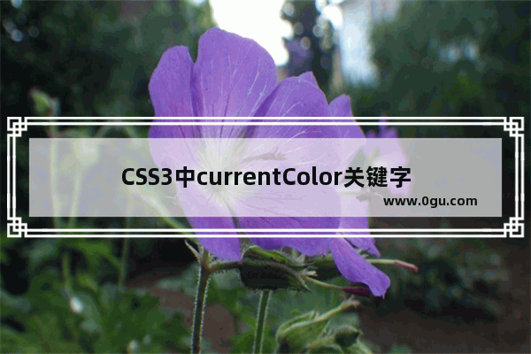 CSS3中currentColor关键字的妙用