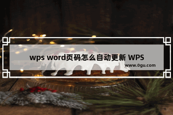 wps word页码怎么自动更新 WPS Word更新目录页码的方法